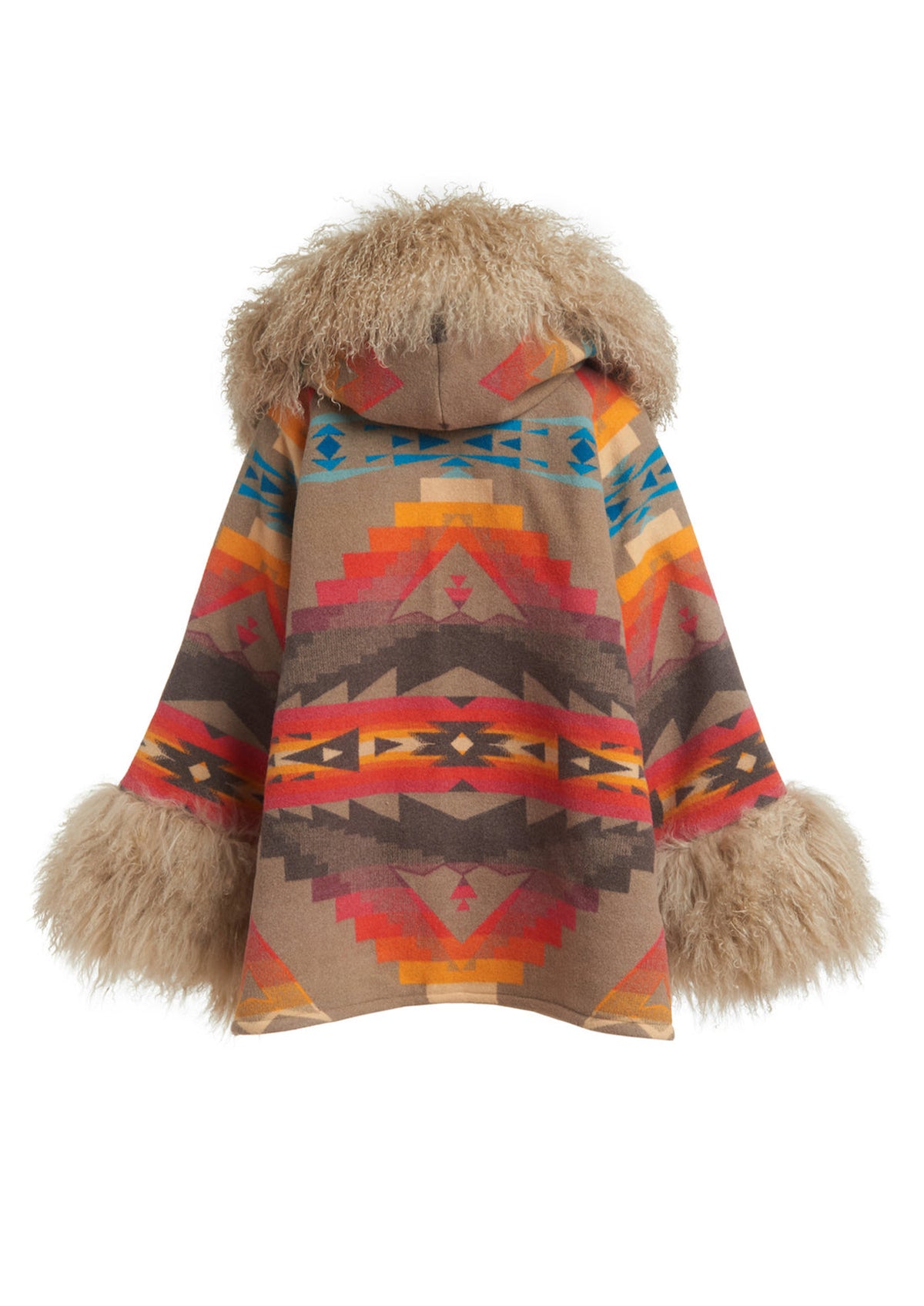 Sierra Ridge Shearling Cloak