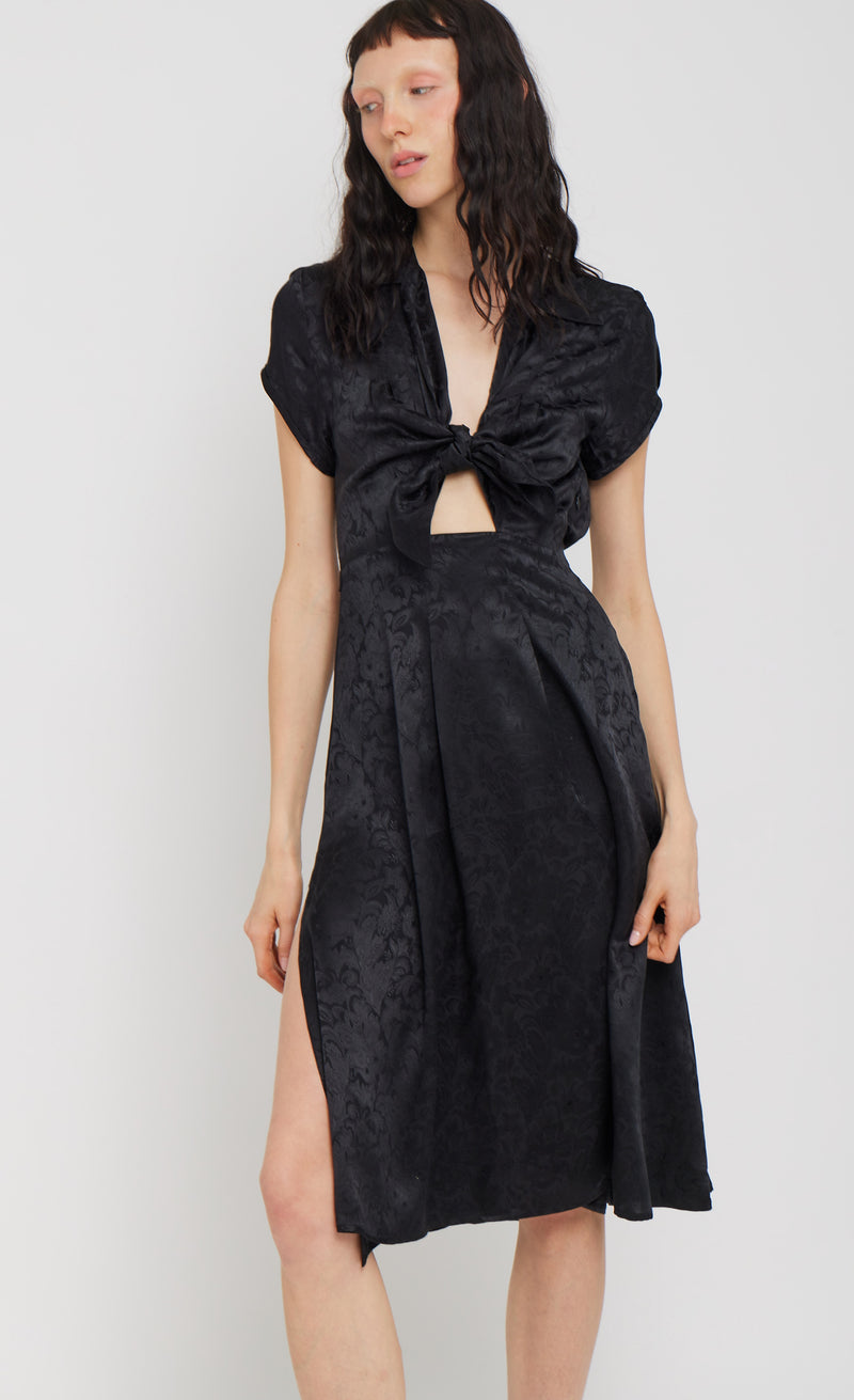 Clark Dress Floral Jacquard