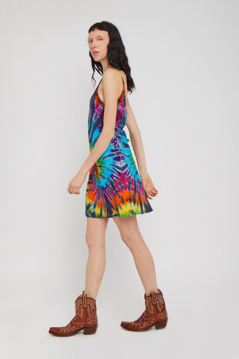 Jumper Dress Rainbow Spiral
