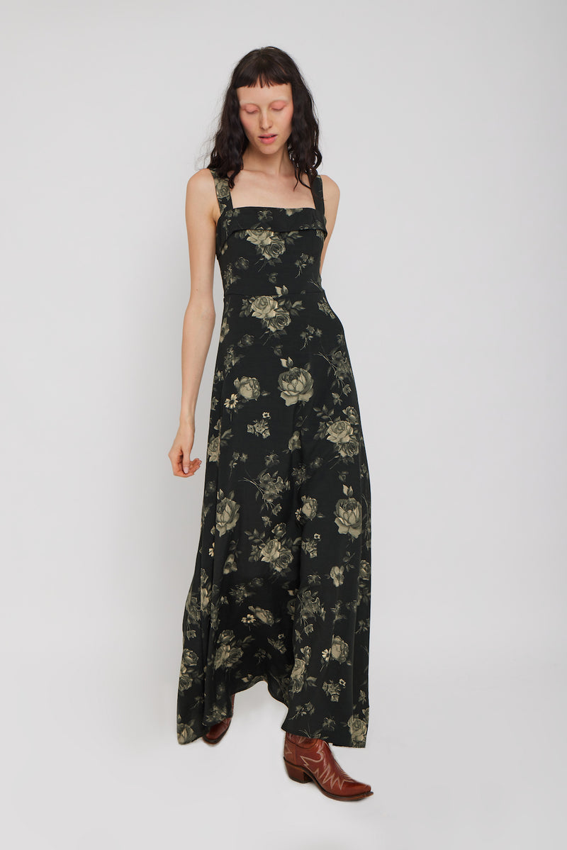 Lorraina Dress Monochrome Rose