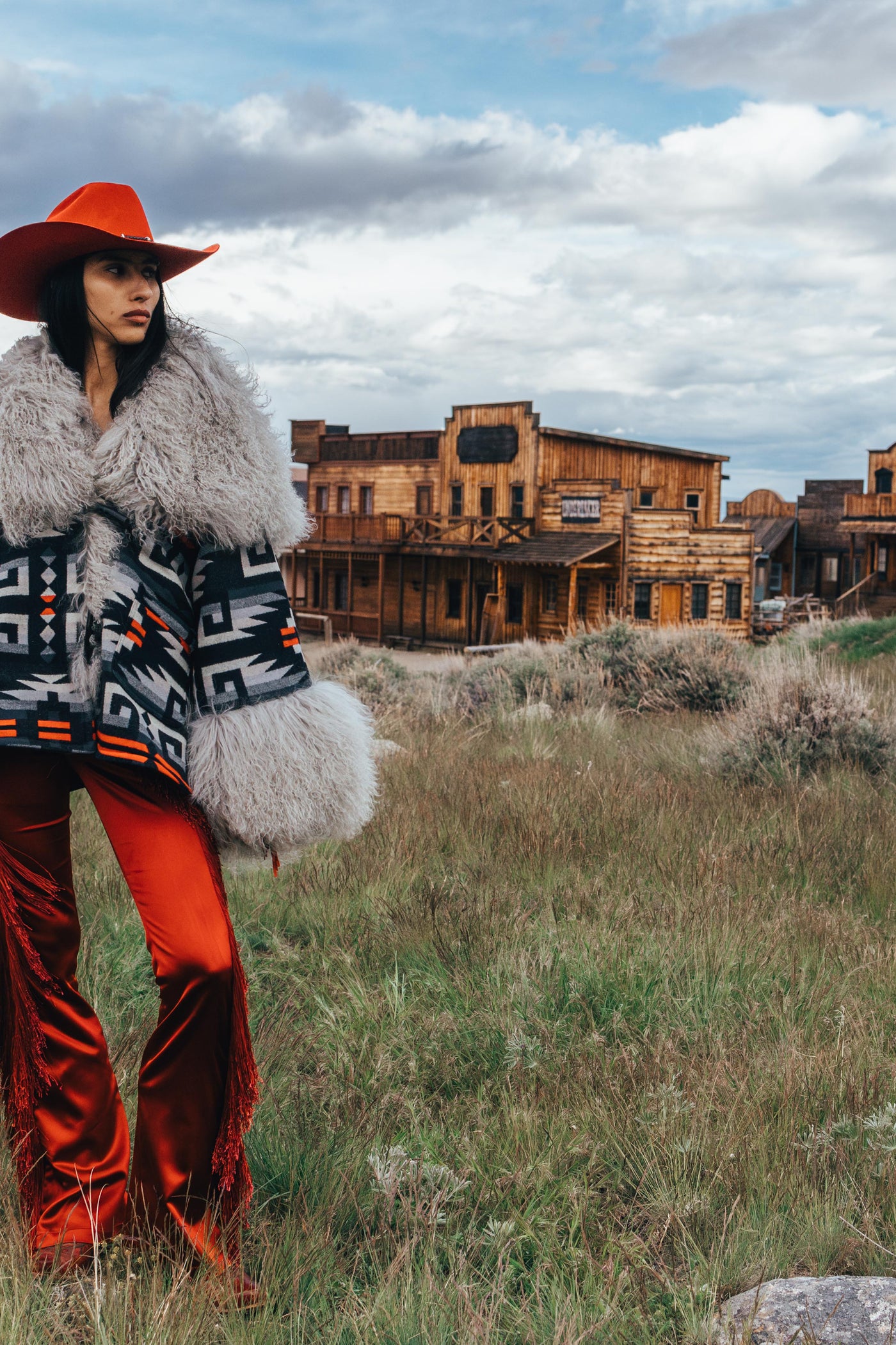 Rio Rancho Shearling Cloak