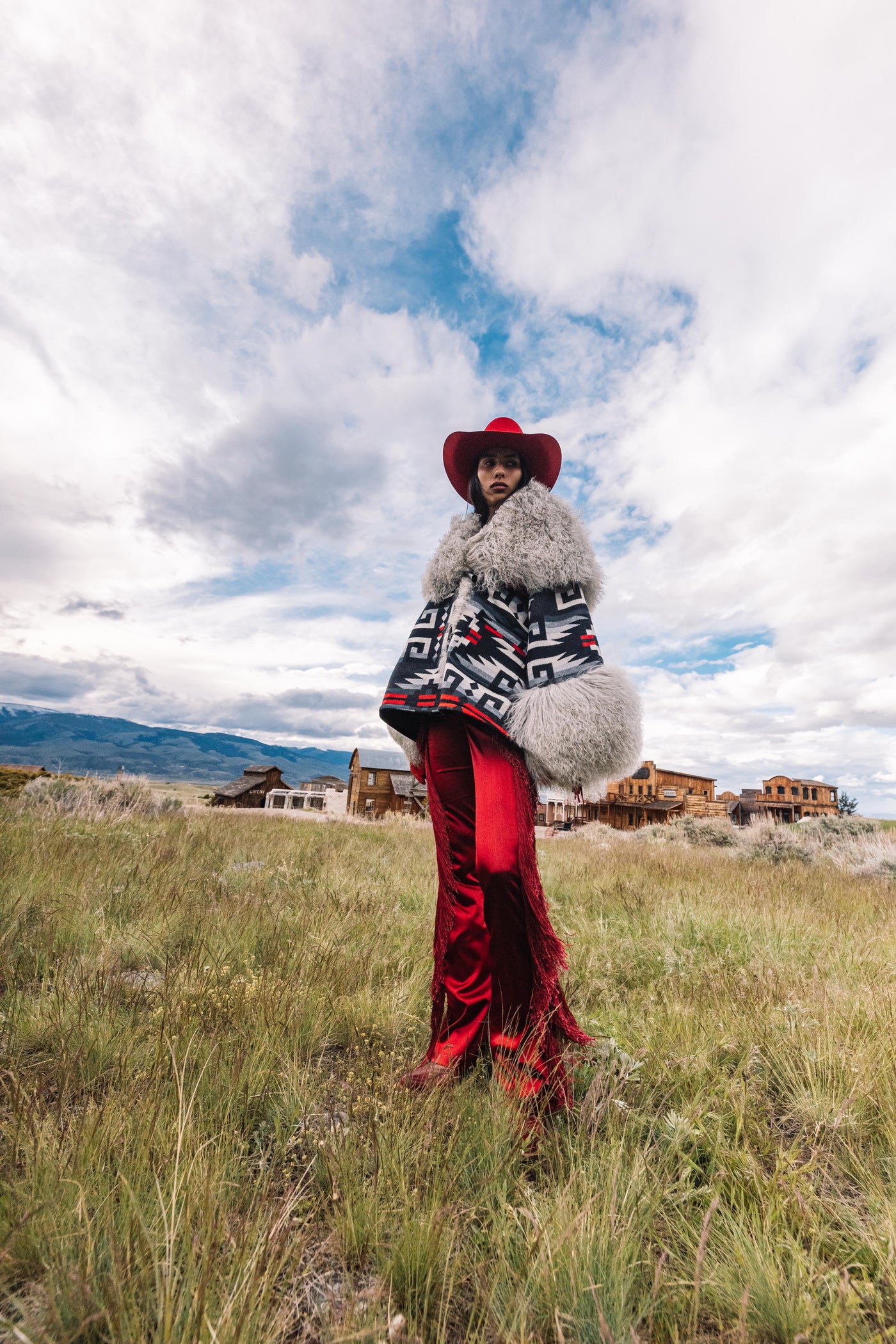 Rio Rancho Shearling Cloak