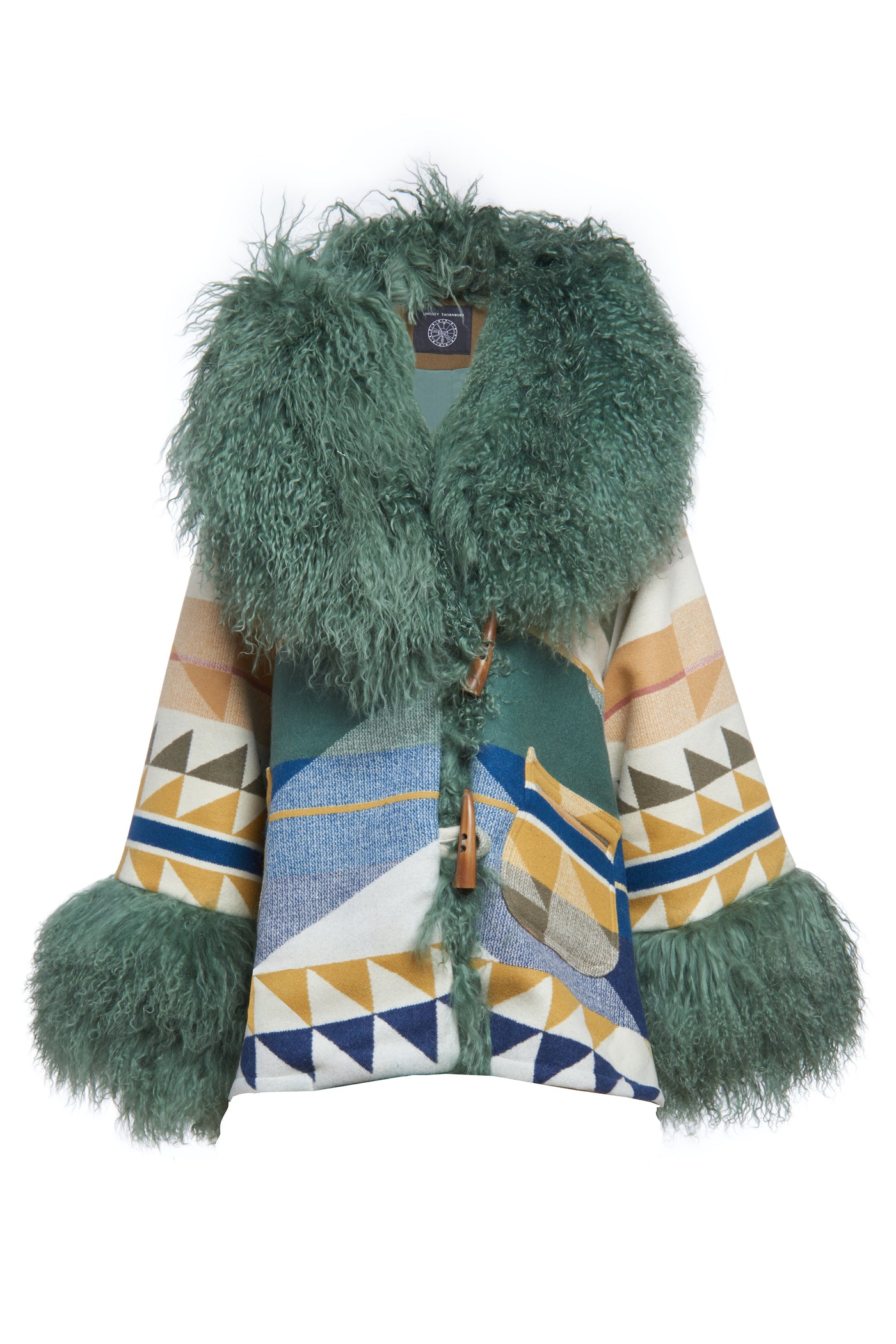 Fossil Springs Shearling Cloak