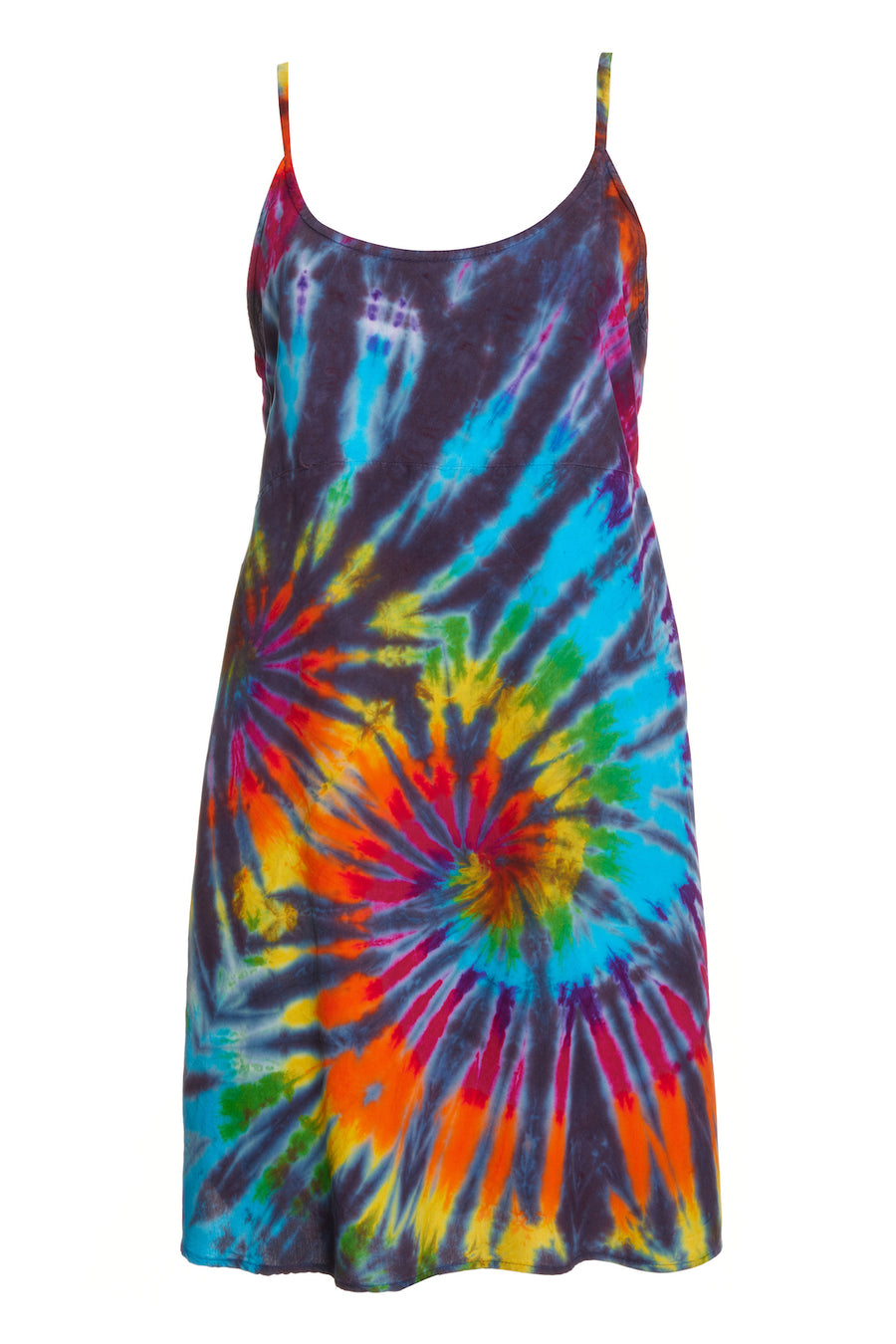 Jumper Dress Rainbow Spiral