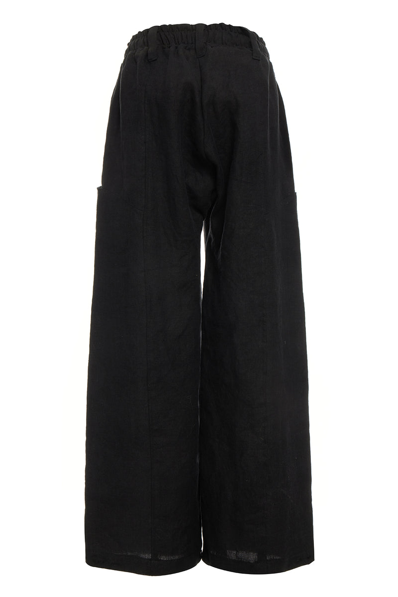 Linen Pants Black