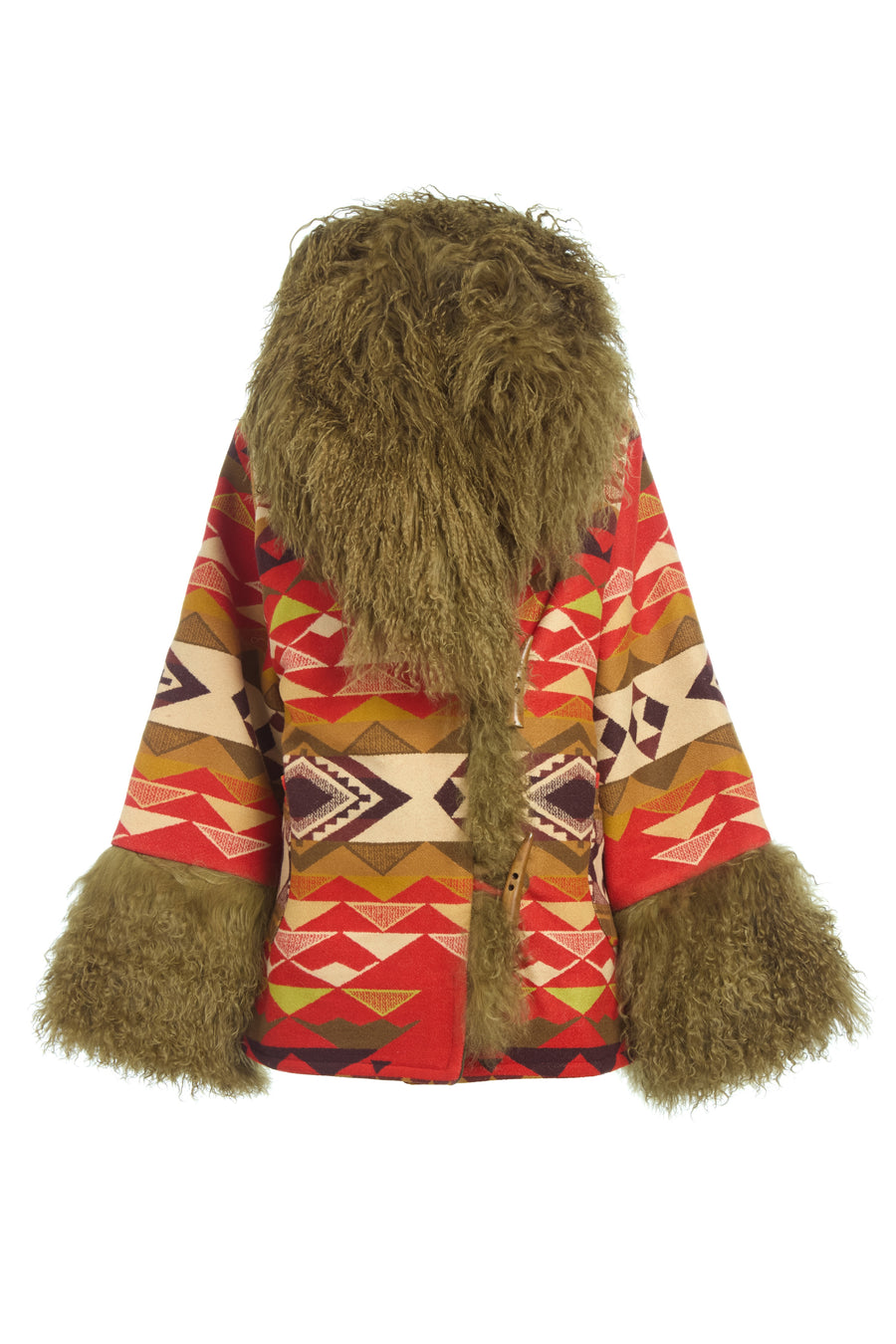 Highland Peak Shearling Cloak