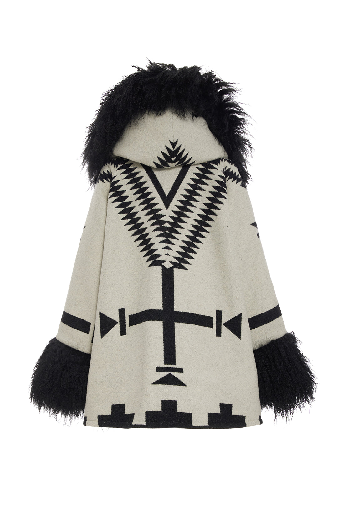 Los Ojos Shearling Cloak