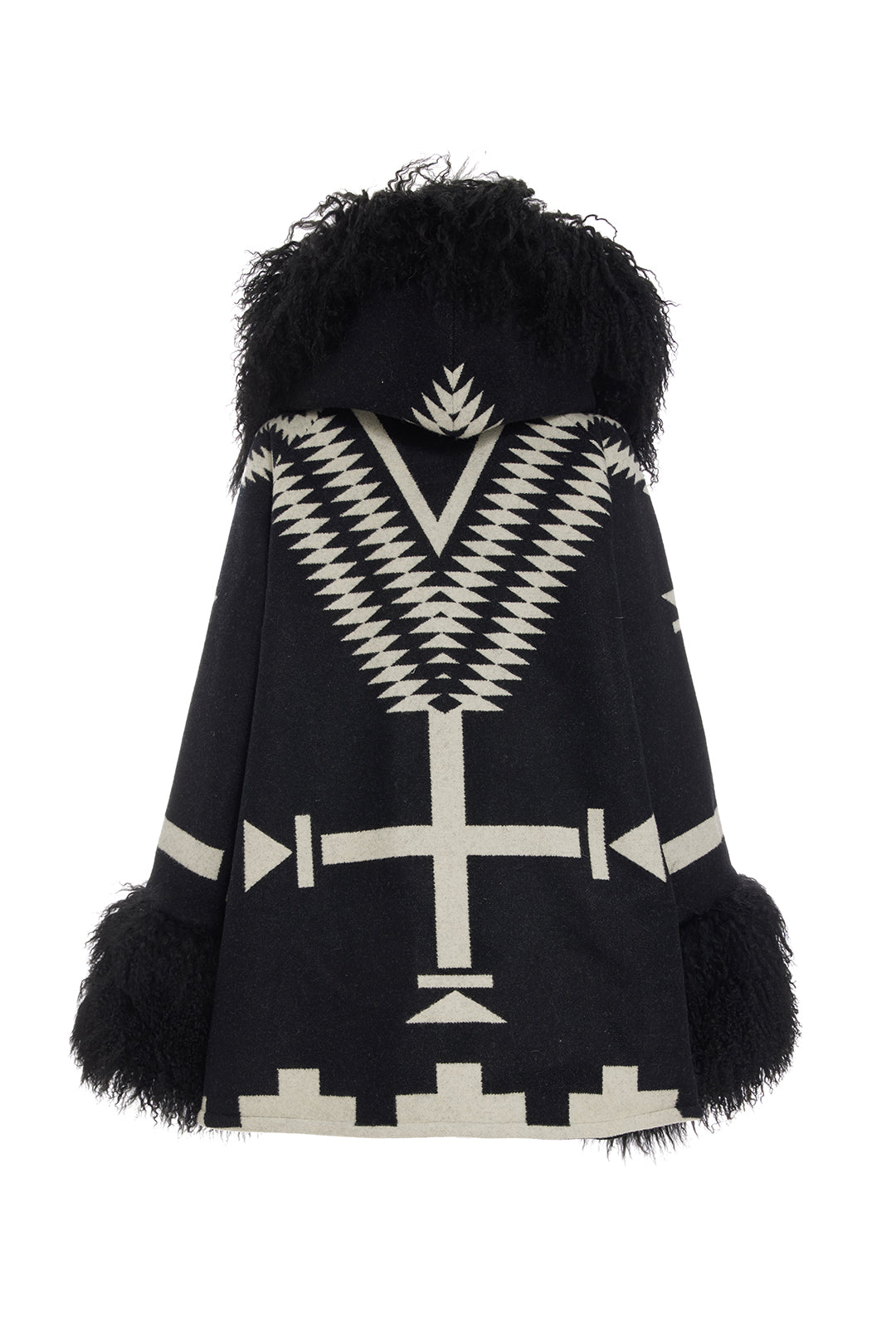 Los Ojos Shearling Cloak