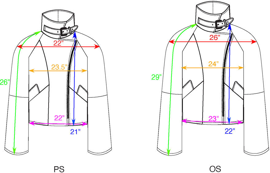 Cropped Aviator Size Guide