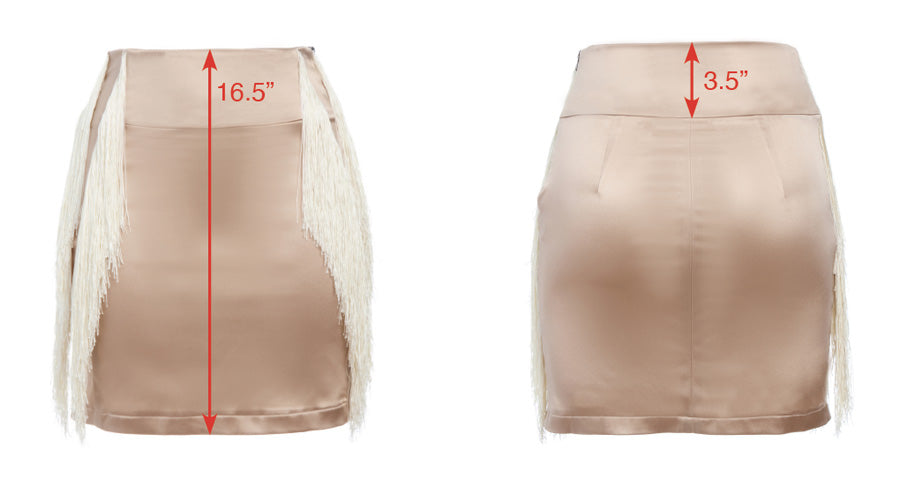 Fringe Skirt Size Guide